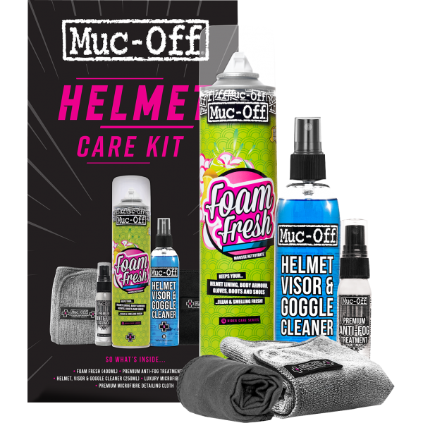 Καθαριστικό κιτ κράνους Muc Off Helmet care kit