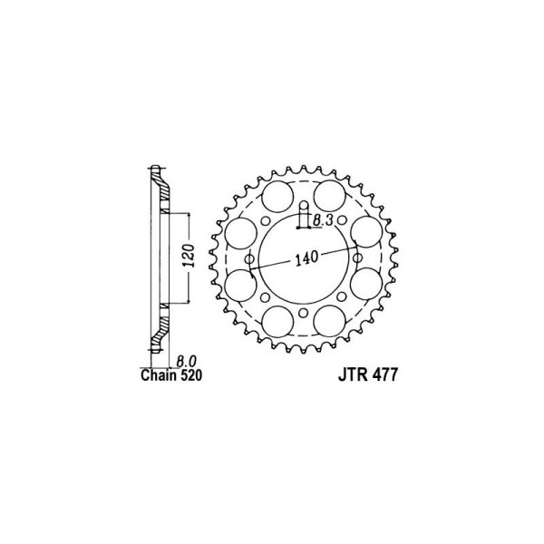 ΓΡΑΝΑΖΙ JTR 477.43