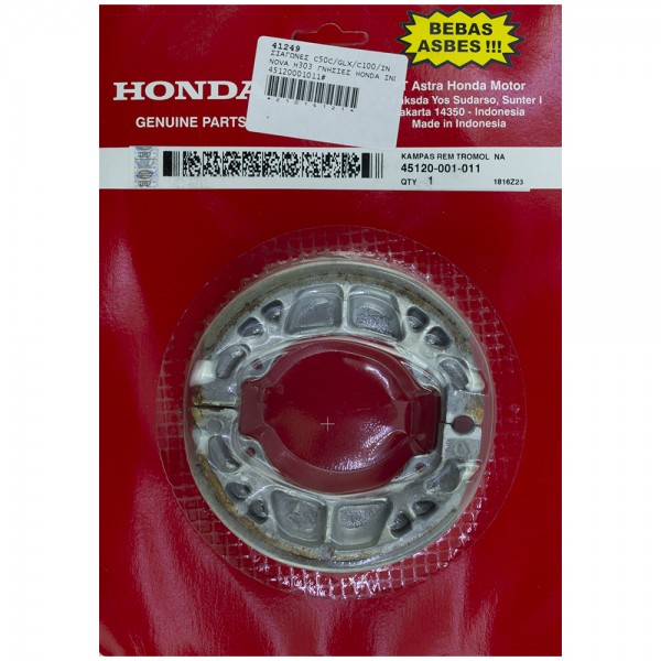 Σιαγώνες Φρένου H303 Honda C50/GLX/C100/Supra 100/Innova 125 Γνήσιες Ινδονησίας