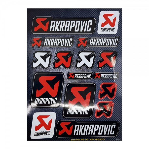 Αυτοκόλλητα Σετ Akrapovic