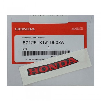 Αυτοκόλλητο Honda για SH Sport Γνήσιο Honda 87125-KTW-D60ZA