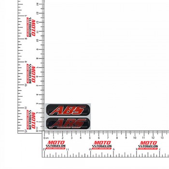 Αυτοκόλλητο ABS Διπλό 5x3