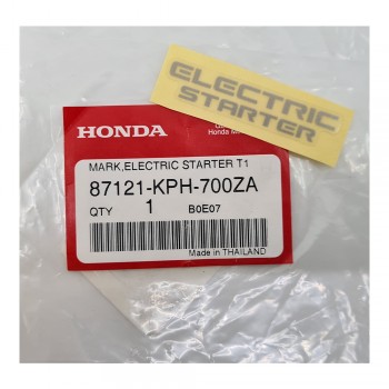 Αυτοκόλλητο Electric Starter Γνήσιο Honda 87121-KPH-700ZA