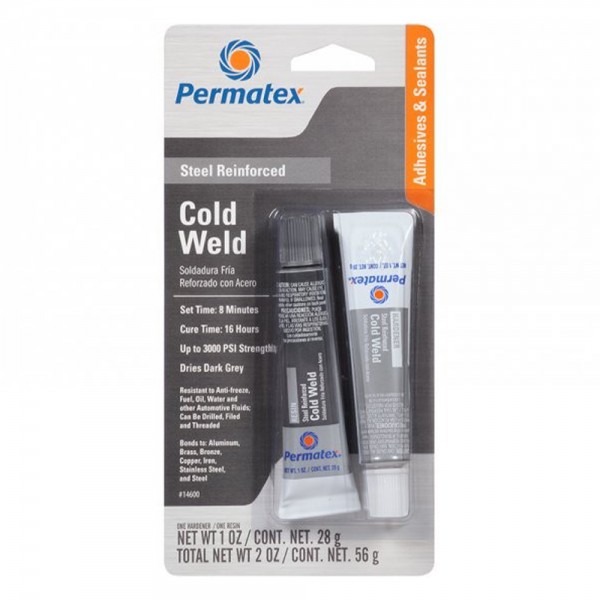 Κόλλα Χημικό Ατσάλι Cold Weld 2 Σωληνάρια από 28gr Permatex