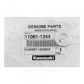 Ροδέλα Τάπας Λαδιού 12mm Kazer/ZX-130 Γνήσια Kawasaki 11061-1244