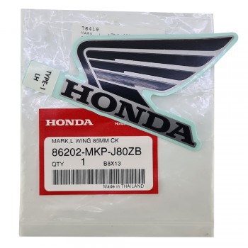 Αυτοκόλλητο Honda Logo Φτερό 85mm CB500X Αριστερό Γνήσιο Honda 86202-MKP-J80ZB