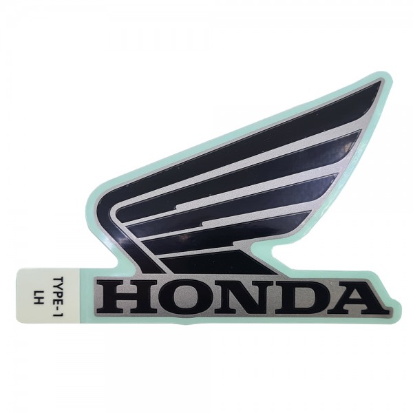 Αυτοκόλλητο Honda Logo Φτερό 85mm CB500X Αριστερό Γνήσιο Honda 86202-MKP-J80ZB