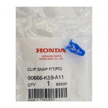 Κλιπ Πλαστικών Χρώμα Μπλε Γνήσιο Honda 90666-K59-A11HI