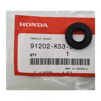 Τσιμούχα Λαδιού 12x26x5 Γνήσια Honda 91202-K53-D01