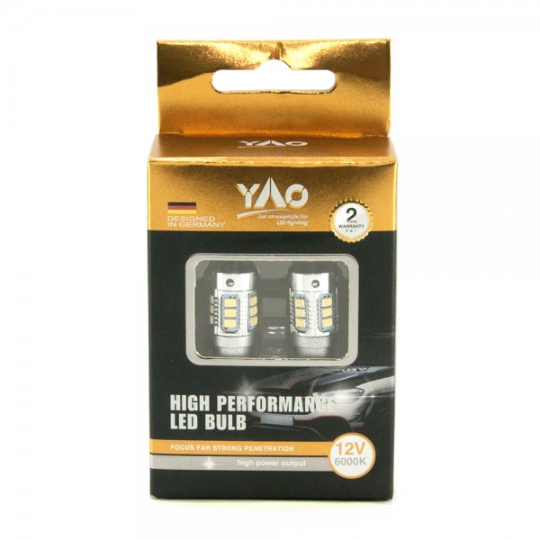 Λάμπες Led T-10 360 18smd 6000K 12v YAO