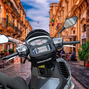 Τσαντάκι Μέσης και Τιμονιού Scooter Χρώμα Μαύρο Nordcode