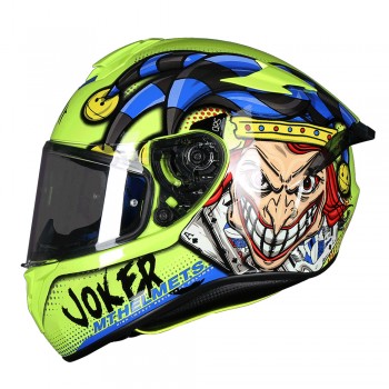 Κράνος MT Targo Pro Joker C3 Χρώμα Κίτρινο Fluo