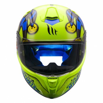 Κράνος MT Targo Pro Joker C3 Χρώμα Κίτρινο Fluo