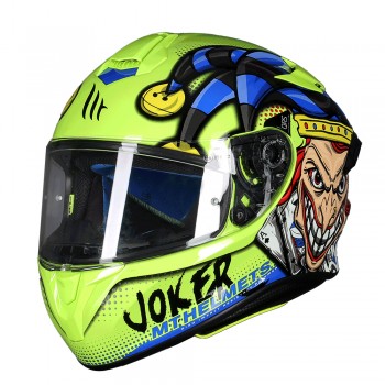 Κράνος MT Targo Pro Joker C3 Χρώμα Κίτρινο Fluo