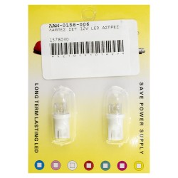 Λάμπα Led T10 12v Σετ 2 Τεμάχια Χρώμα Λευκό Roc