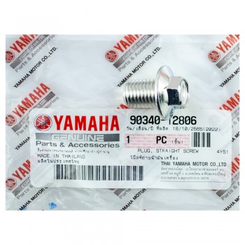 Τάπα Λαδιού Κάτω 12x1.5 Crypton-R 115 Γνήσια Yamaha 90340-12806