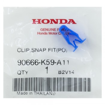 Κλιπ Πλαστικών Χρώμα Μπλε Γνήσιο Honda 90666-K59-A11