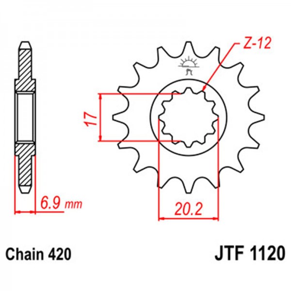 ΓΡΑΝΑΖΙ JTF E1120.12