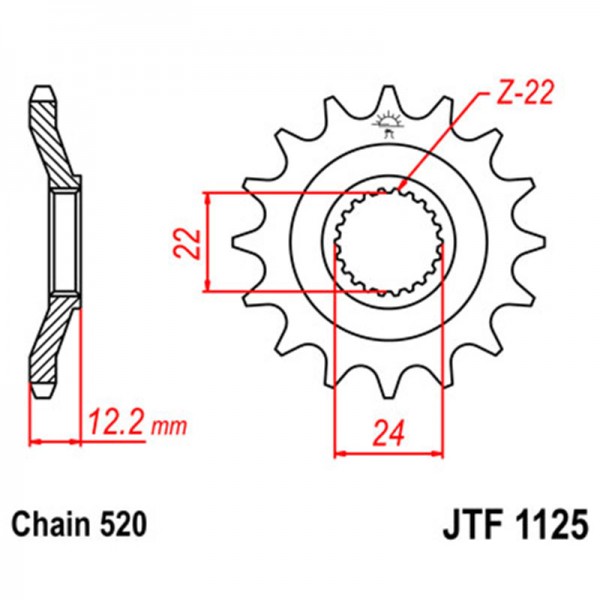 ΓΡΑΝΑΖΙ JTF E1125.15