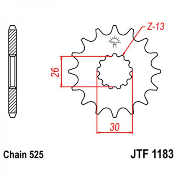 ΓΡΑΝΑΖΙ JTF E1183.17