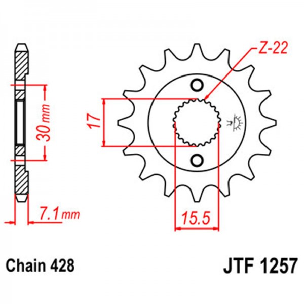 ΓΡΑΝΑΖΙ JTF E1257.15