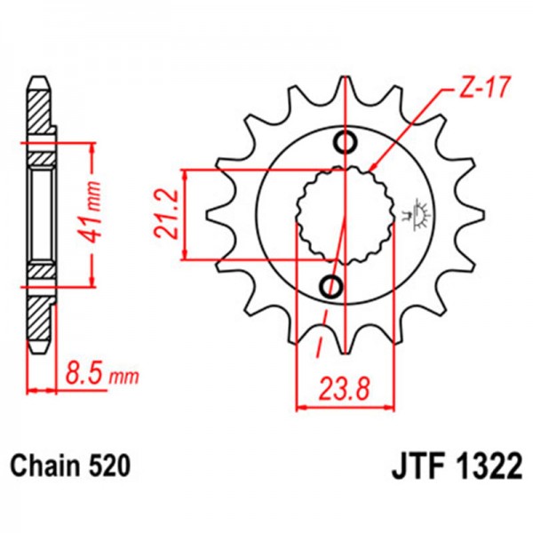 ΓΡΑΝΑΖΙ JTF E1322.13