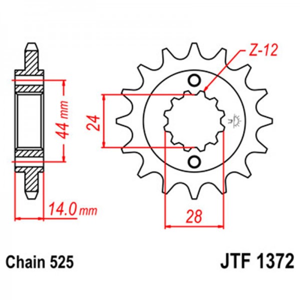 ΓΡΑΝΑΖΙ JTF E1372.17