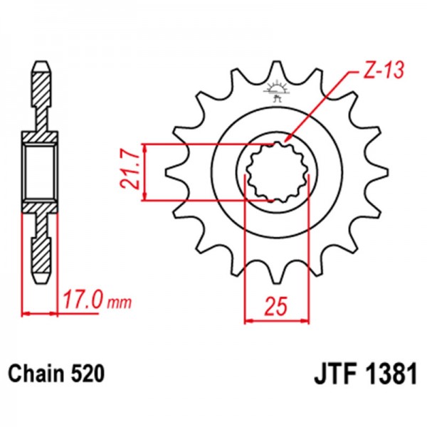 ΓΡΑΝΑΖΙ JTF E1381.16