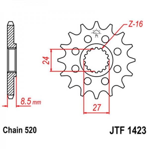 ΓΡΑΝΑΖΙ JTF E1423.16