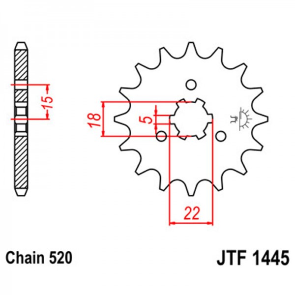 ΓΡΑΝΑΖΙ JTF E1445.12