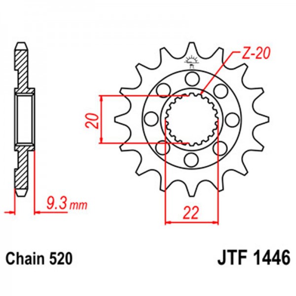 ΓΡΑΝΑΖΙ JTF E1446.13