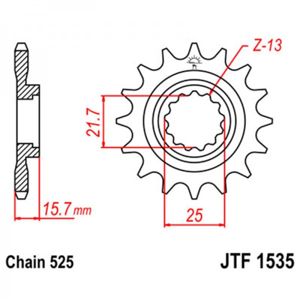 ΓΡΑΝΑΖΙ JTF E1535.15