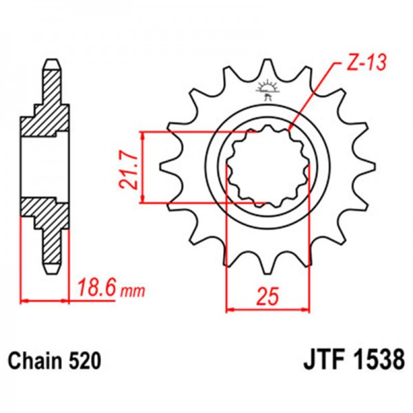 ΓΡΑΝΑΖΙ JTF E1538.14