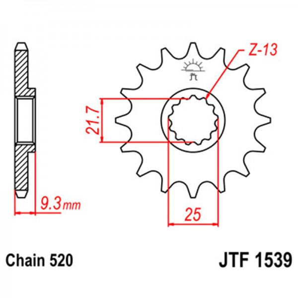 ΓΡΑΝΑΖΙ JTF E1539.14