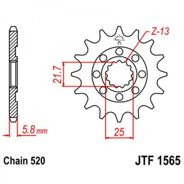 ΓΡΑΝΑΖΙ JTF E1565.13