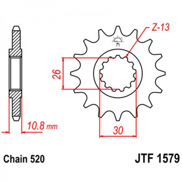 ΓΡΑΝΑΖΙ JTF E1579.15