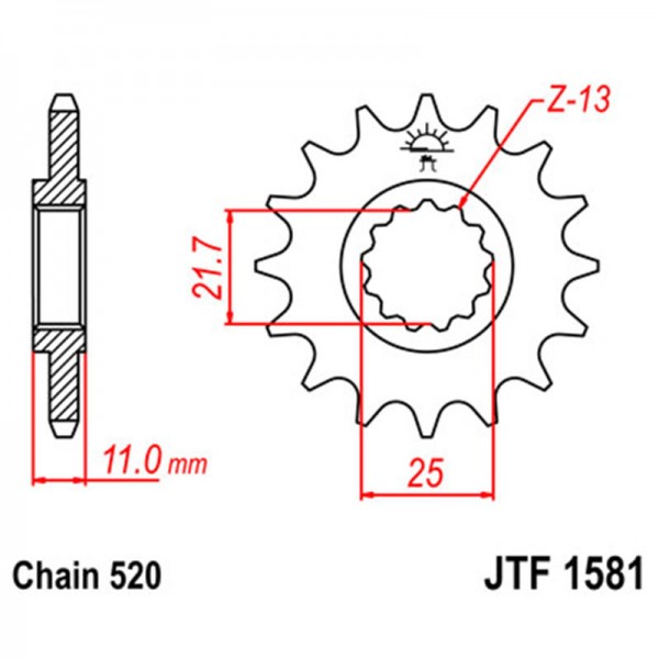 ΓΡΑΝΑΖΙ JTF E1581.14