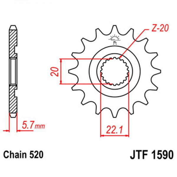 ΓΡΑΝΑΖΙ JTF E1590.13