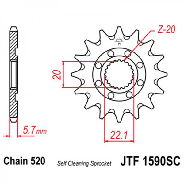 ΓΡΑΝΑΖΙ JTF E1590.13SC