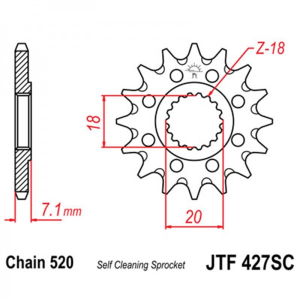 ΓΡΑΝΑΖΙ JTF E427.12SC