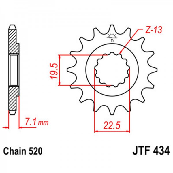 ΓΡΑΝΑΖΙ JTF E434.13