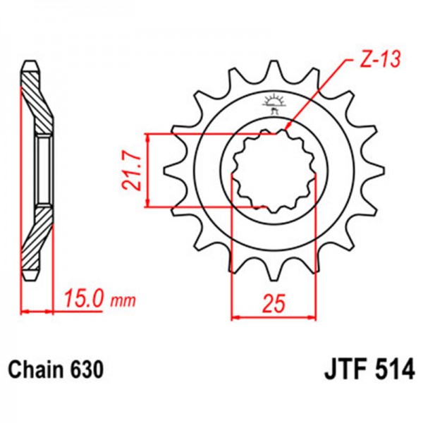 ΓΡΑΝΑΖΙ JTF E514.15