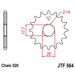 ΓΡΑΝΑΖΙ JTF E564.13