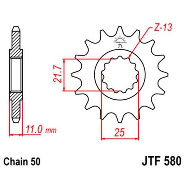 ΓΡΑΝΑΖΙ JTF E580.15