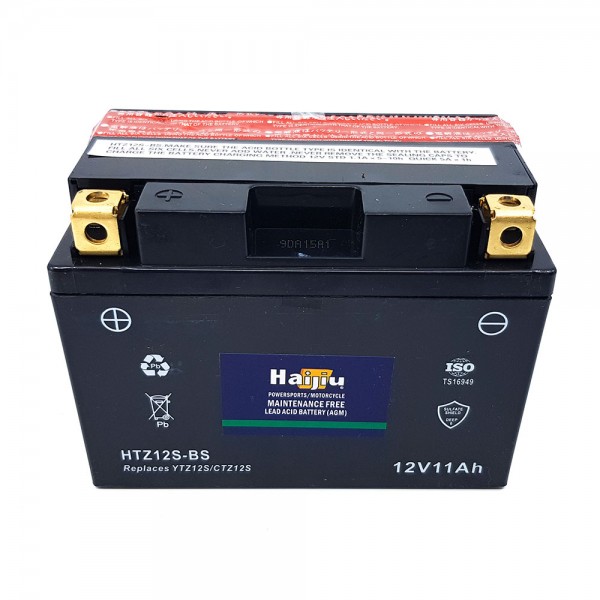 ΜΠΑΤΑΡΙΑ  YTZ12S-BS 12V 10AH  ΜΕ ΥΓΡΑ HAIJIU HHTZ12S-BS (150-87-110)