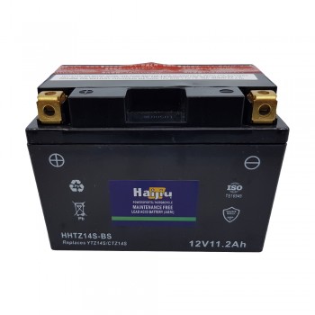 ΜΠΑΤΑΡΙΑ  YTZ14S-BS 12V 11.2AH ΜΕ ΥΓΡΑ HAIJIU HHTZ14S-BS (150-87-110)