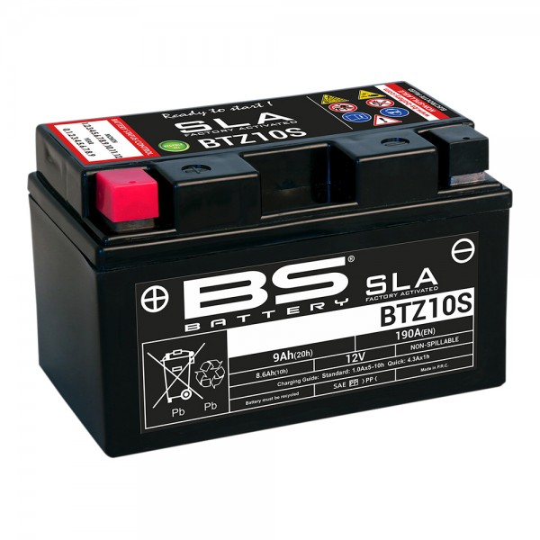 Μπαταρία YTZ10S SLA Gel BS-BATTERY 12v 9Ah