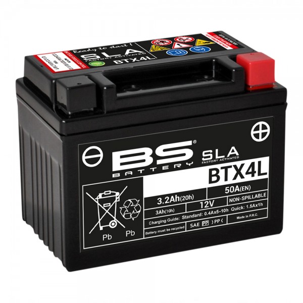 Μπαταρία YTX4L/YTZ5S SLA Gel BS-BATTERY