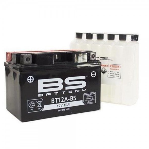 Μπαταρία YT12A-BS Κλειστού Τύπου με Υγρά BS-BATTERY