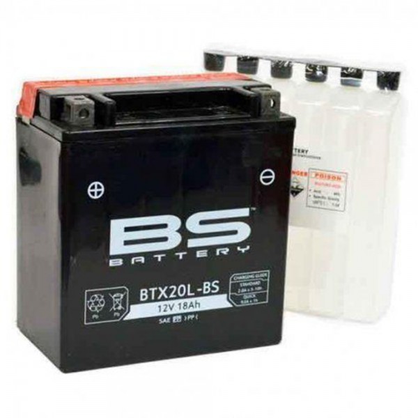 Μπαταρία YTX20CH-BS Κλειστού Τύπου με Υγρά BS-BATTERY